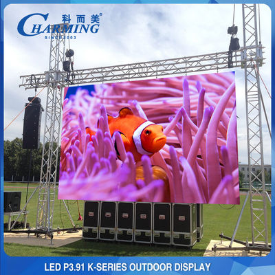 Pared video multiescena de 256x128 LED, pantalla de P3.91 LED para el alquiler de la etapa